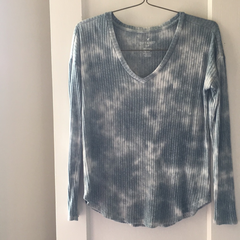American Eagle Ribbed Tee
